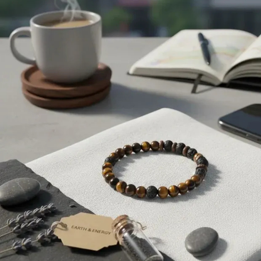 Natural Stone Beaded Bracelet