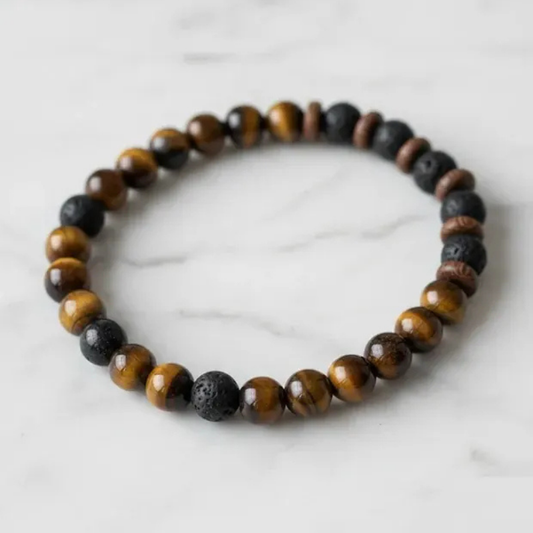 Natural Stone Beaded Bracelet