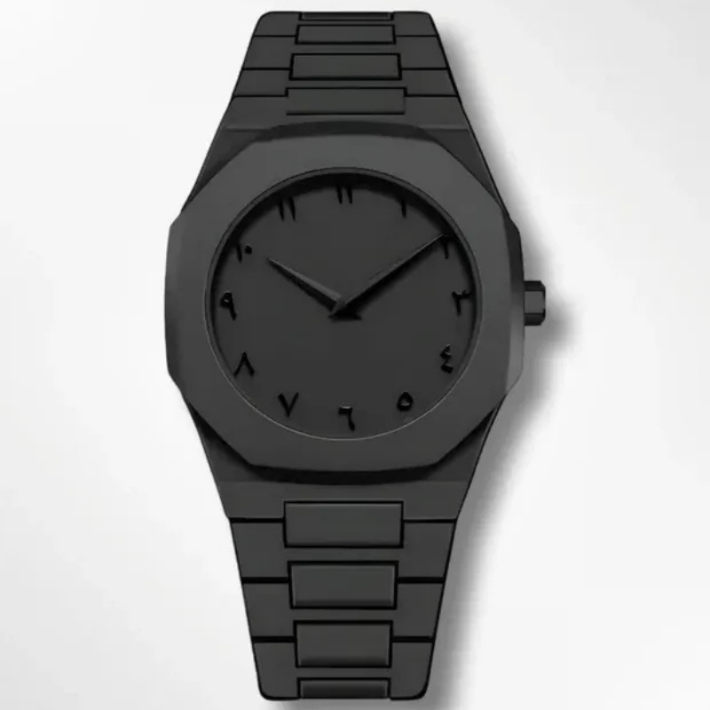 Stainless Steel Arabic Watch